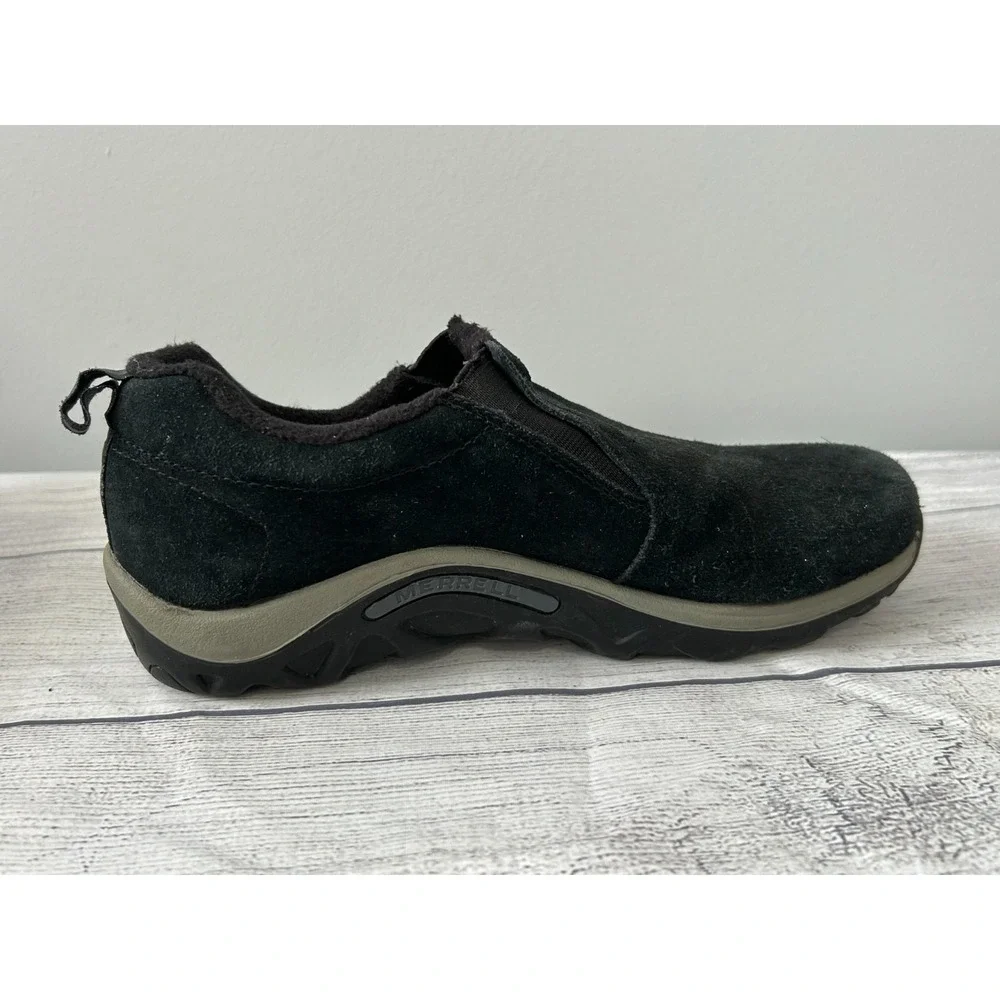Merrell Jungle Moc Frosty Waterproof Kids‎ Boys 5 Black Slip On Shoes Casual
